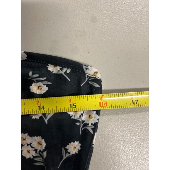 Shein One Shoulder Floral Print Drawstring Dress EUC Women's Size S - Picture 11 of 12